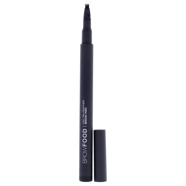 BrowFood 24H Tri Feather - Charcoal by LashFood for Women - 0.03 oz Eyebrow Pencil, NA, alternate image number null