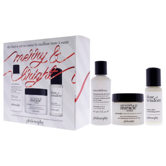 The Best Is Yet To Come Holiday Set by Philosophy for Unisex - 3 Pc Gift Set, NA, alternate image number null